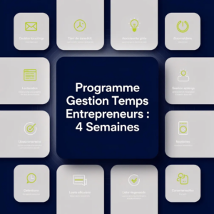 Programme Gestion Temps Entrepreneurs : 4 Semaines