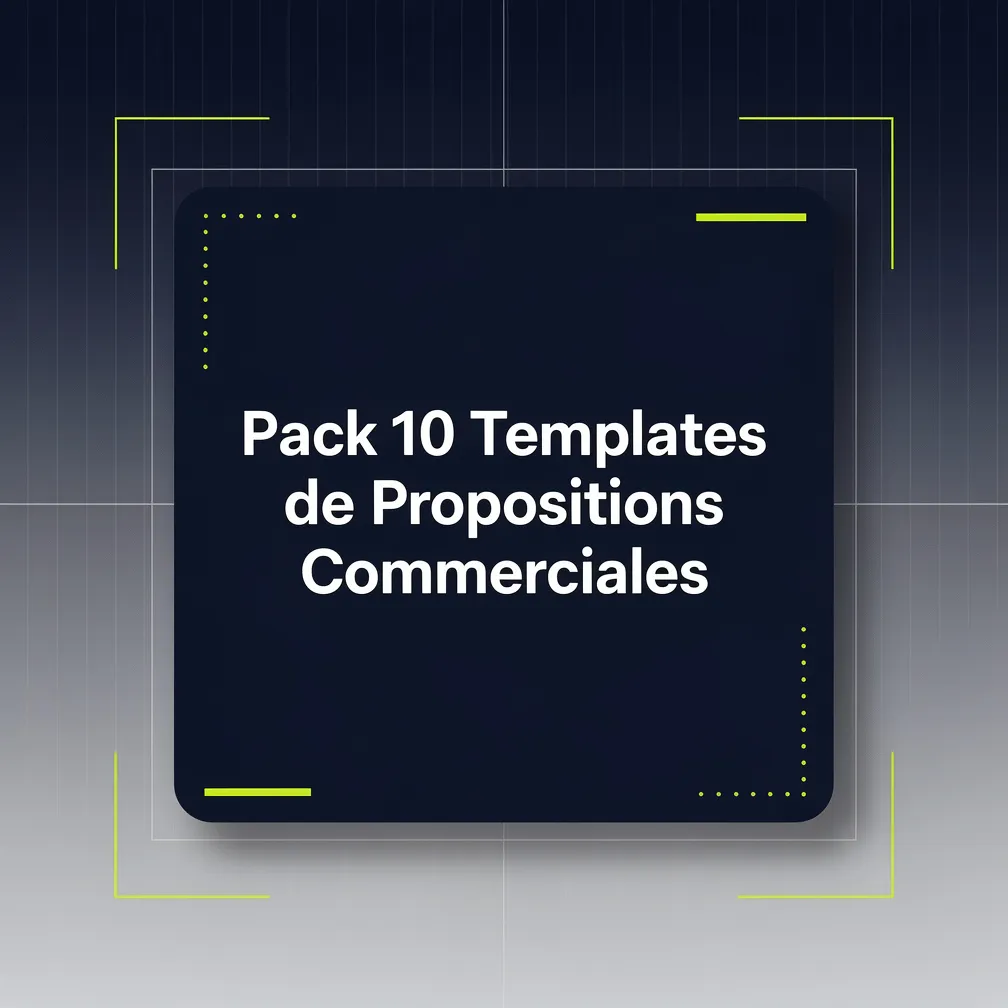 Pack 10 Templates de Propositions Commerciales